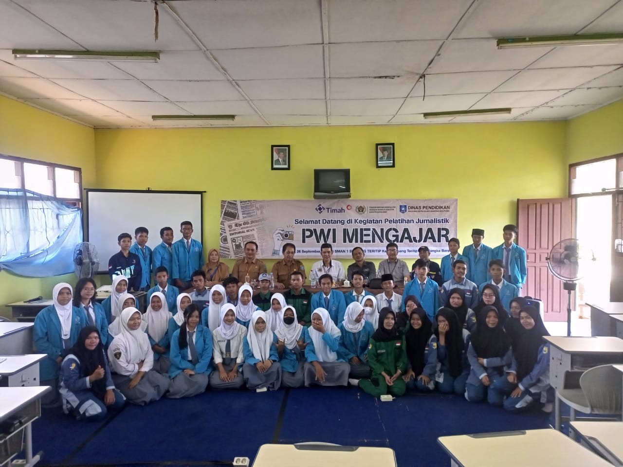 Gandeng PWI Bangka Barat, PT Timah Tbk Hadirkan Inovasi Sosial Kepada Siswa di Bangka Barat