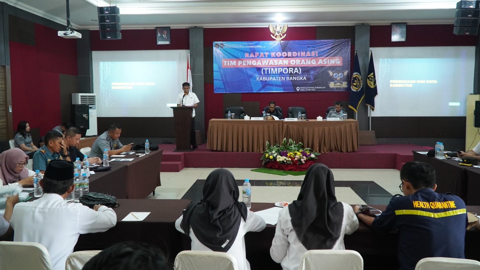 Bahas Isu-isu Aktual, Imigrasi Pangkalpinang Gelar Rakor TIMPORA di Kabupaten Bangka