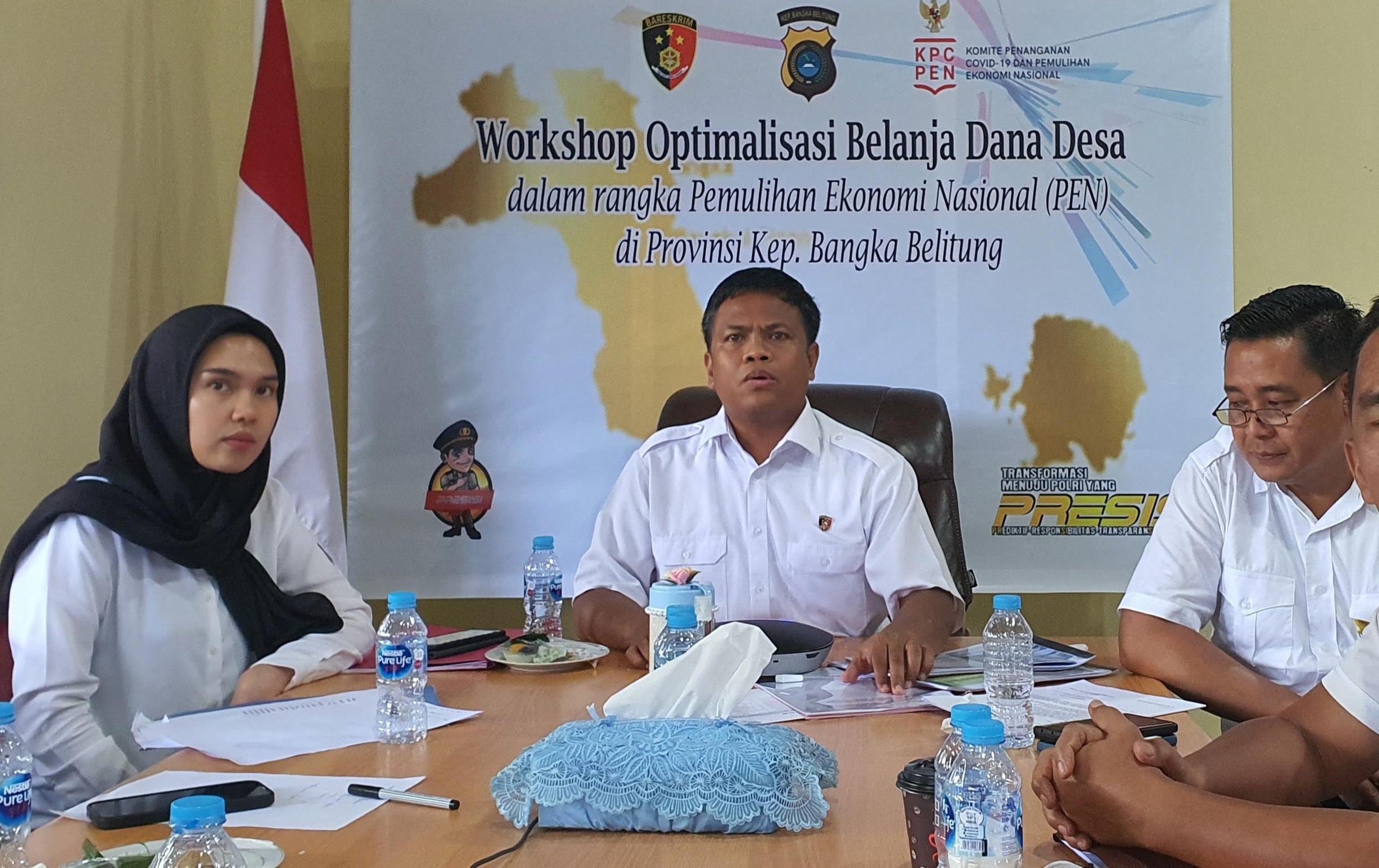 Workshop Optimalisasi Belanja Dana Desa, Polda Sisipkan Semangat Anti Korupsi