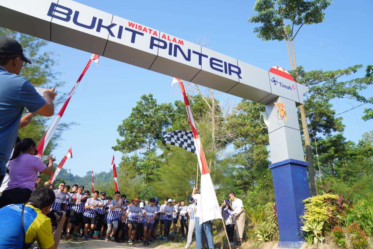 Dukung Wisata Bukit Pinteir, PT Timah Tbk Gelar ‘Timah Trail Run 2023’