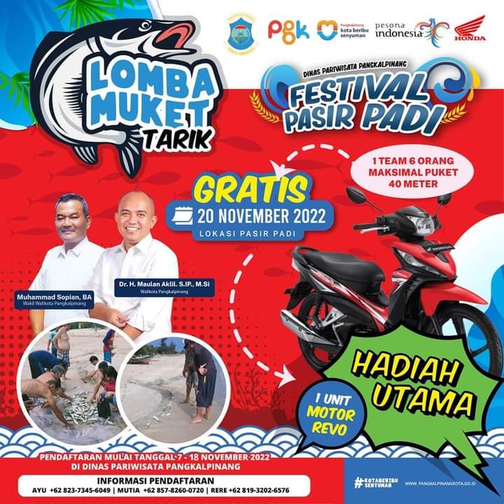 Festival Pasir Padi, Ada Lomba Muket Perdana di Babel