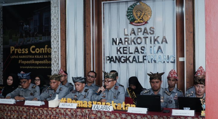  Siap Menuju WBK, Lapas Narkotika Pangkalpinang Ikuti Evaluasi Virtual Zona Integritas Satuan Kerja