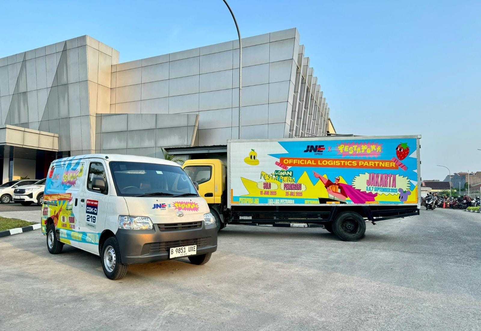 JNE Express Jadi Mitra Logistik Pestapora 2025