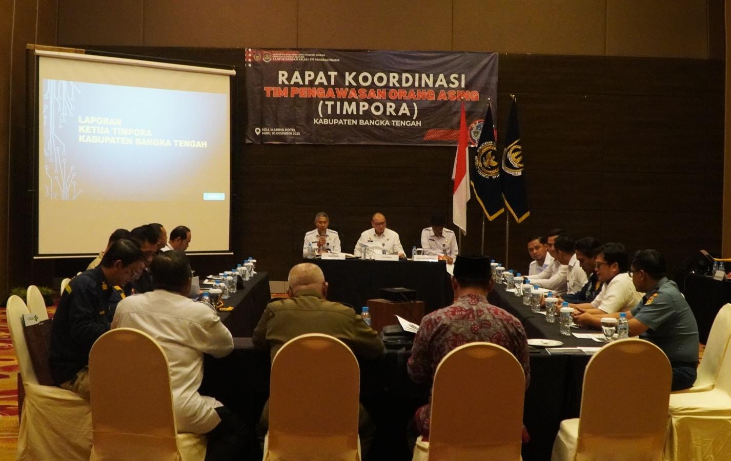 Perkuat Pengawasan, Imigrasi Pangkalpinang Gelar Rakor TIMPORA di Kabupaten Bangka Tengah