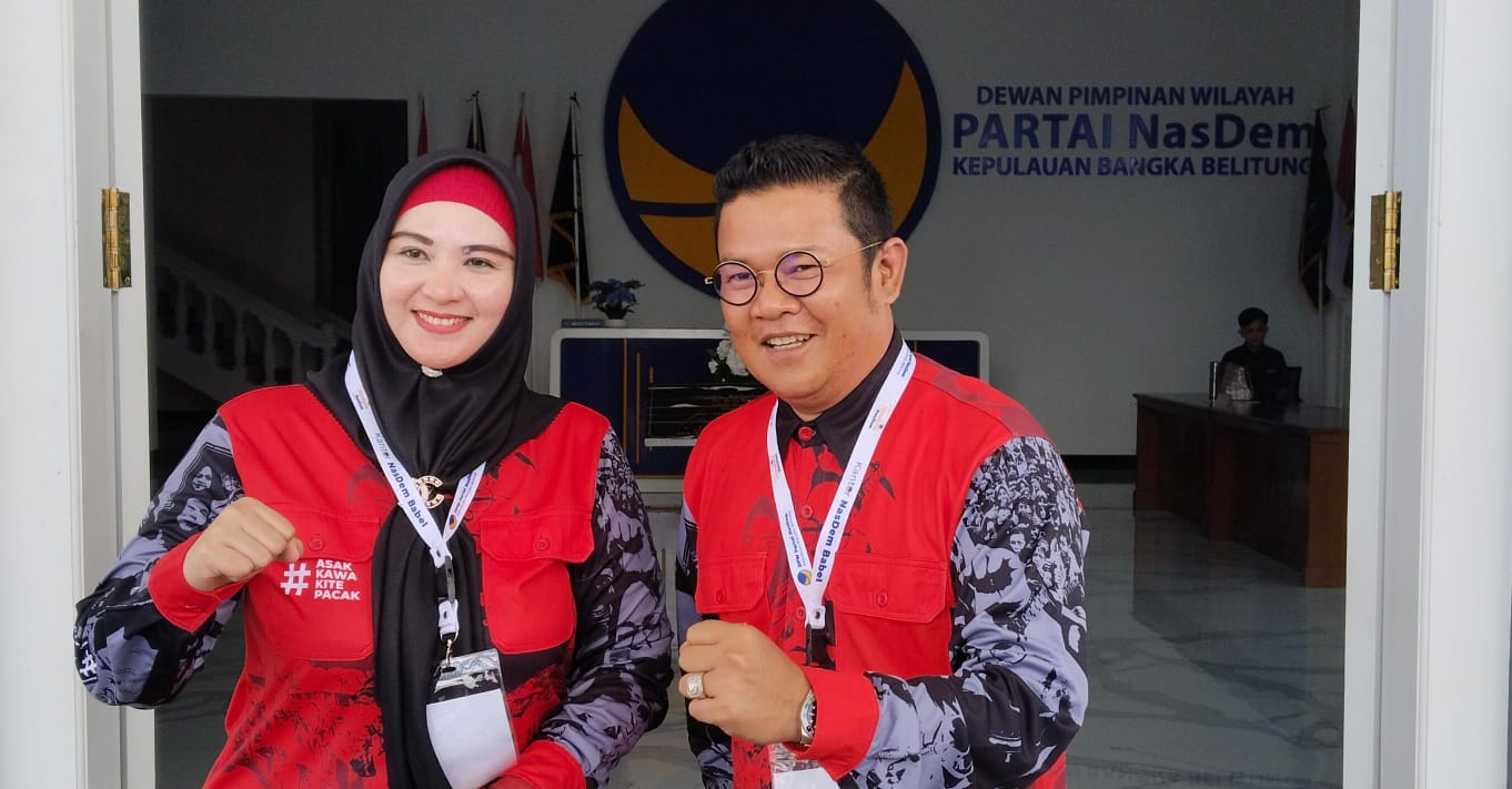 Riza-Deby Pamer Kemesraan di Nasdem, Buka Kans untuk Duet Kembali