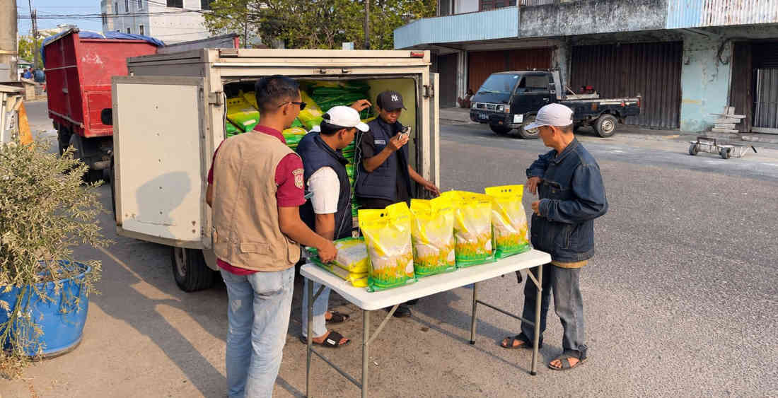 Bulog Belitung Jual Beras SPHP Rp58 Ribu per 5 Kilogram di Pasar Tanjungpandan