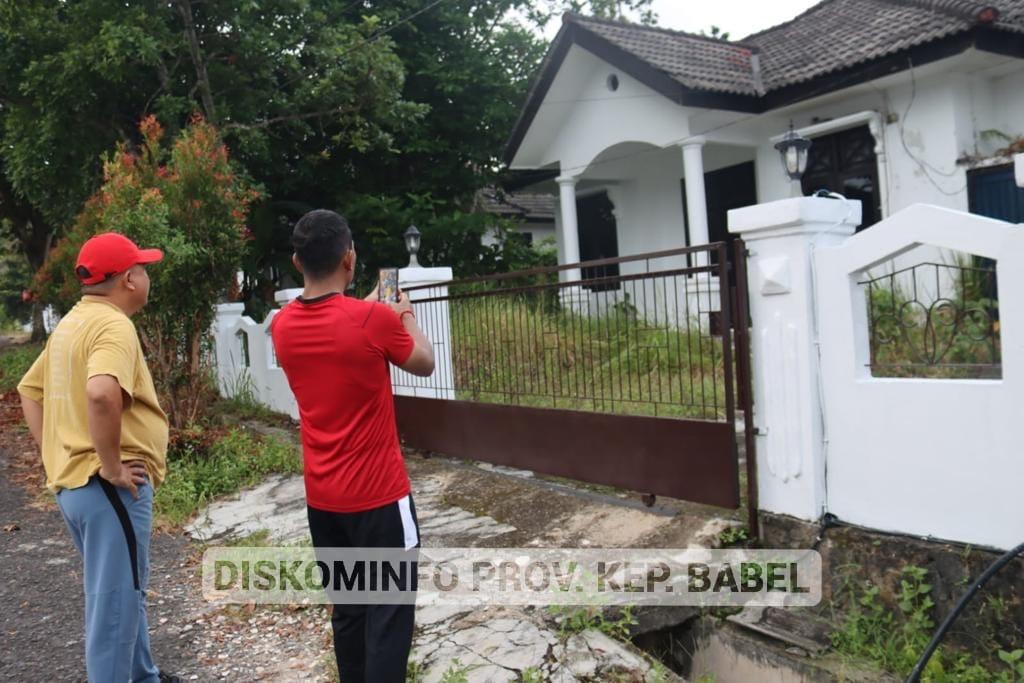 Sambil Berolah Raga Pagi, Pj. Gubernur Suganda Kembali Tinjau Pemanfaatan Aset Pemerintah 