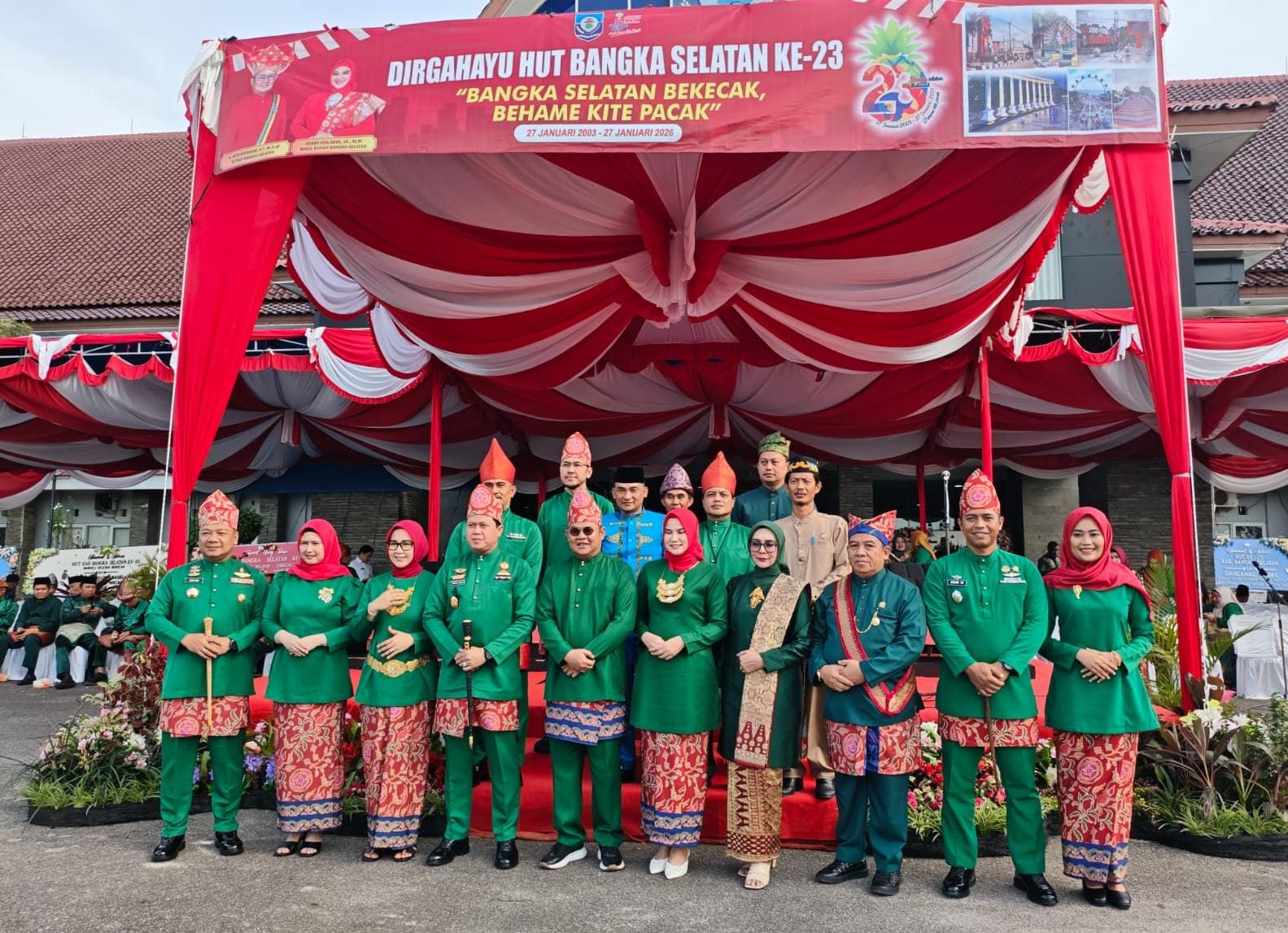 Apel Peringatan HUT ke 23 Bangka Selatan, Usung Tema Bekecak 