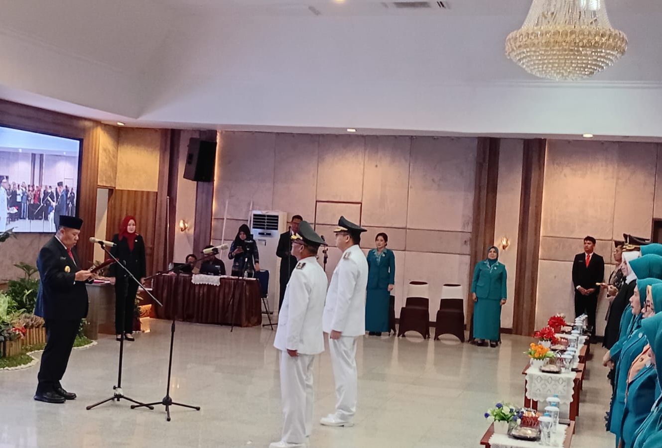 Resmi Pimpin Bangka Barat, Ini Pesan Gubernur Hidayat Kepada Markus dan Yus