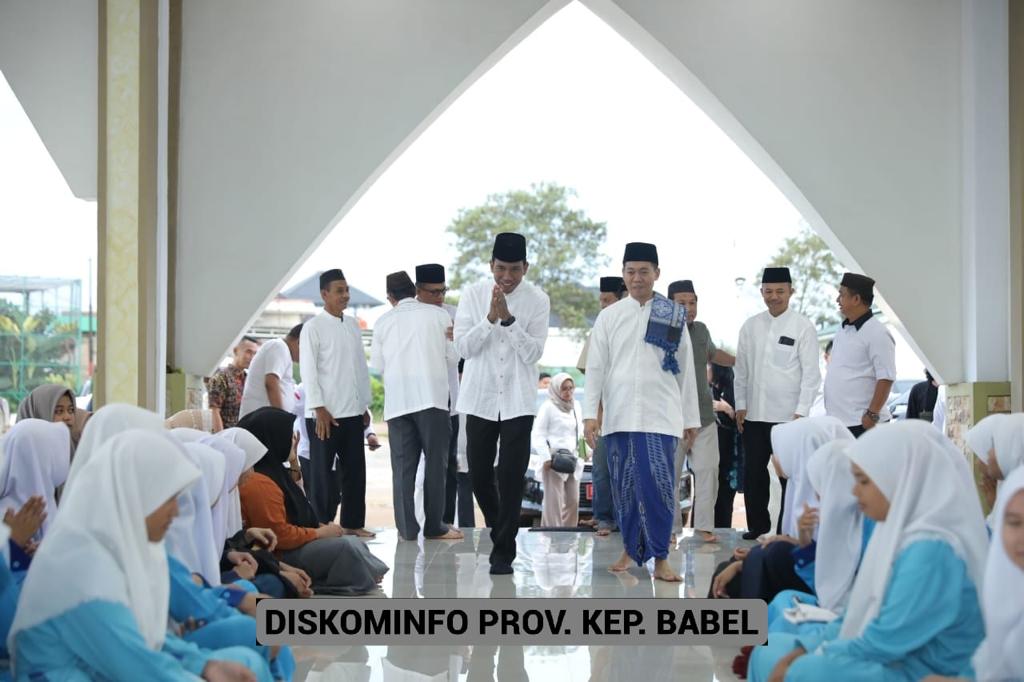 Pesan Pj Gubernur Suganda Pandapotan Kepada Santri Pesantren Hidayatussalikin