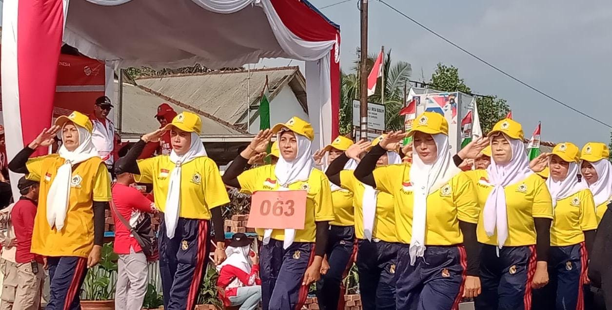 Ibu-ibu Gaul-Milenial Golkar Semarakkan Karnaval Kemerdekaan di Bakam