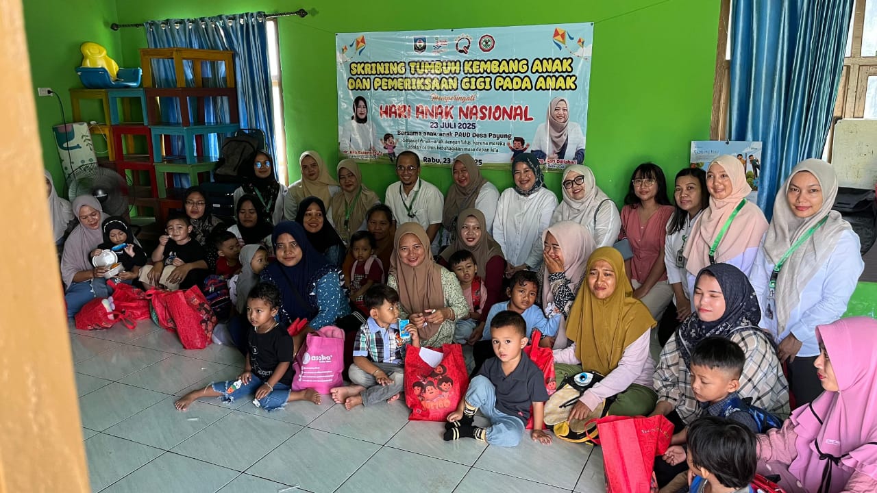 Belasan Anak PAUD Payung Dapatkan Skrining Kesehatan dan Gigi, Ini Pesan Untuk Orang Tua
