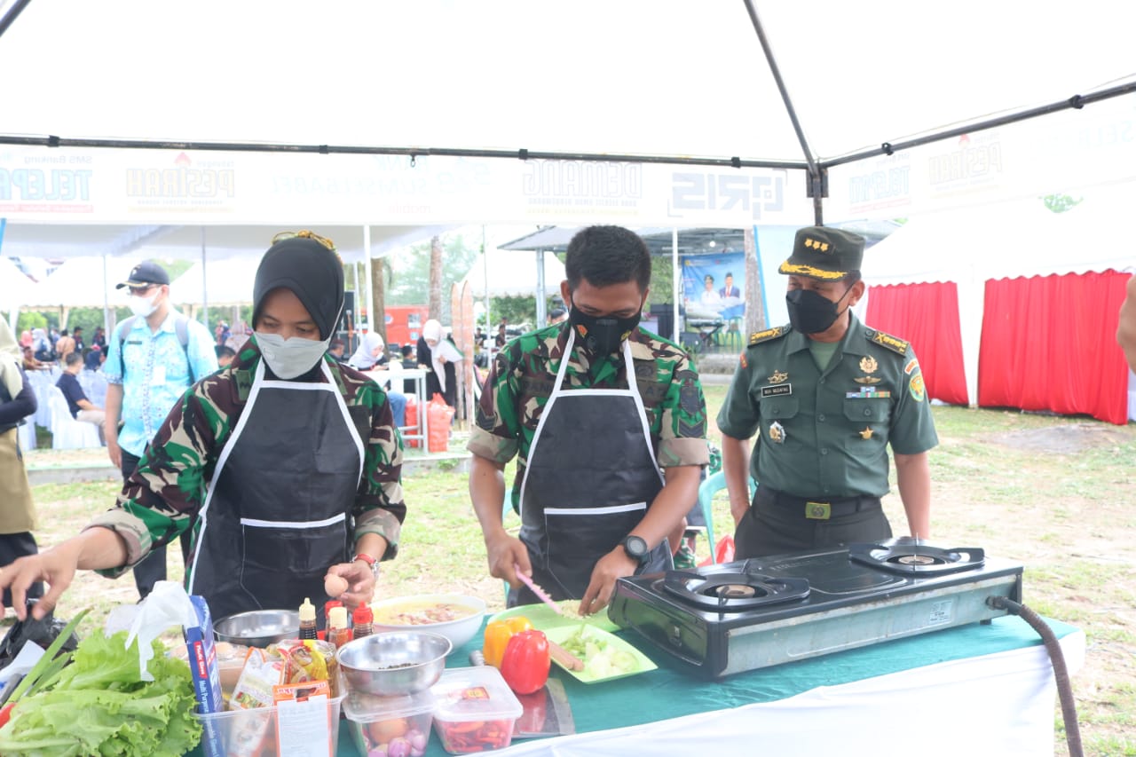 Kasilog Korem 045/Gaya Hadiri Bulan Bhakti Perternakan dan Kesehatan Hewan 