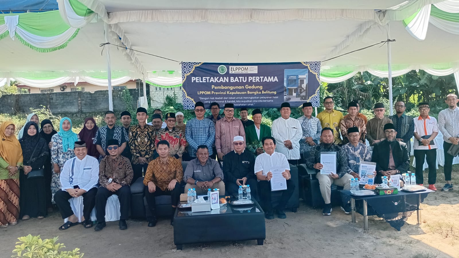 MUI Babel Ajak Semua Berkontribusi Dalam Percepatan Pembangunan Gedung LPPOM Babel