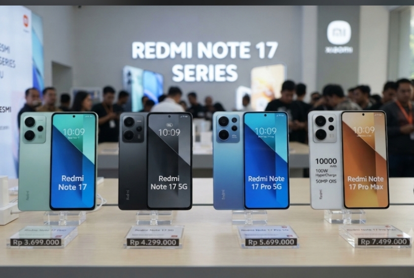 4 HP Redmi Note 17 Series Resmi Masuk Indonesia, Ini Spesifikasi Lengkap dan Harganya 