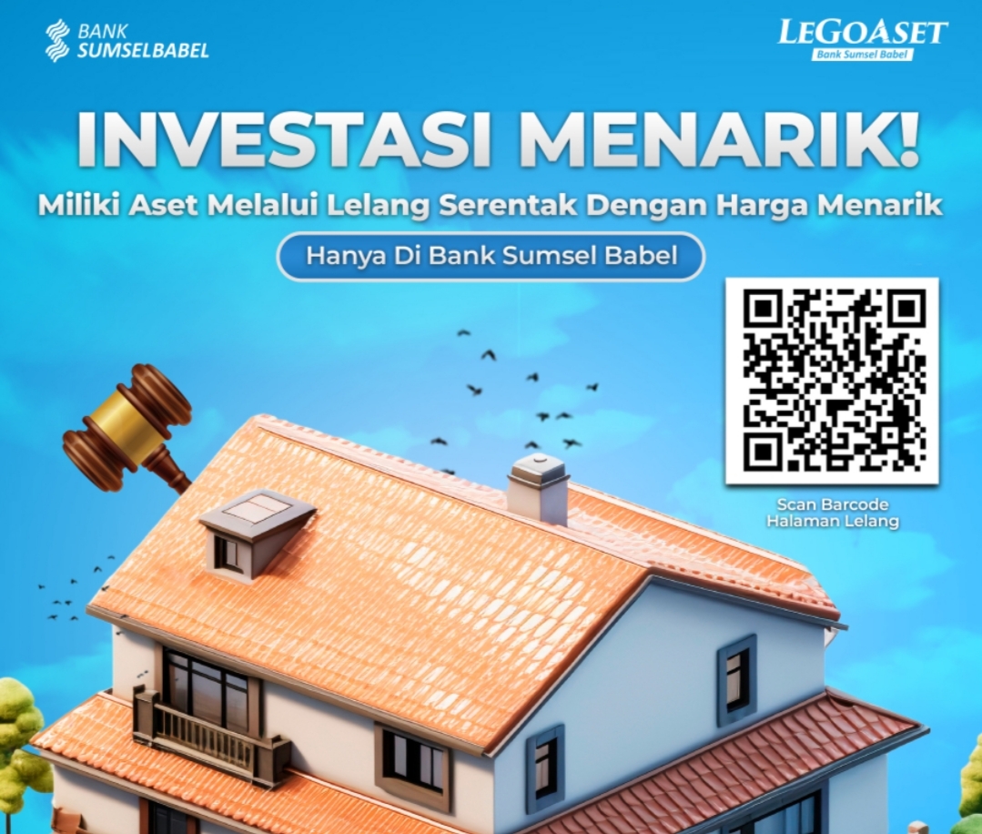 Buru Aset Harga Menarik? Bank Sumsel Babel Buka Lelang Besar-besaran, Dari Rumah Hingga Ruko!