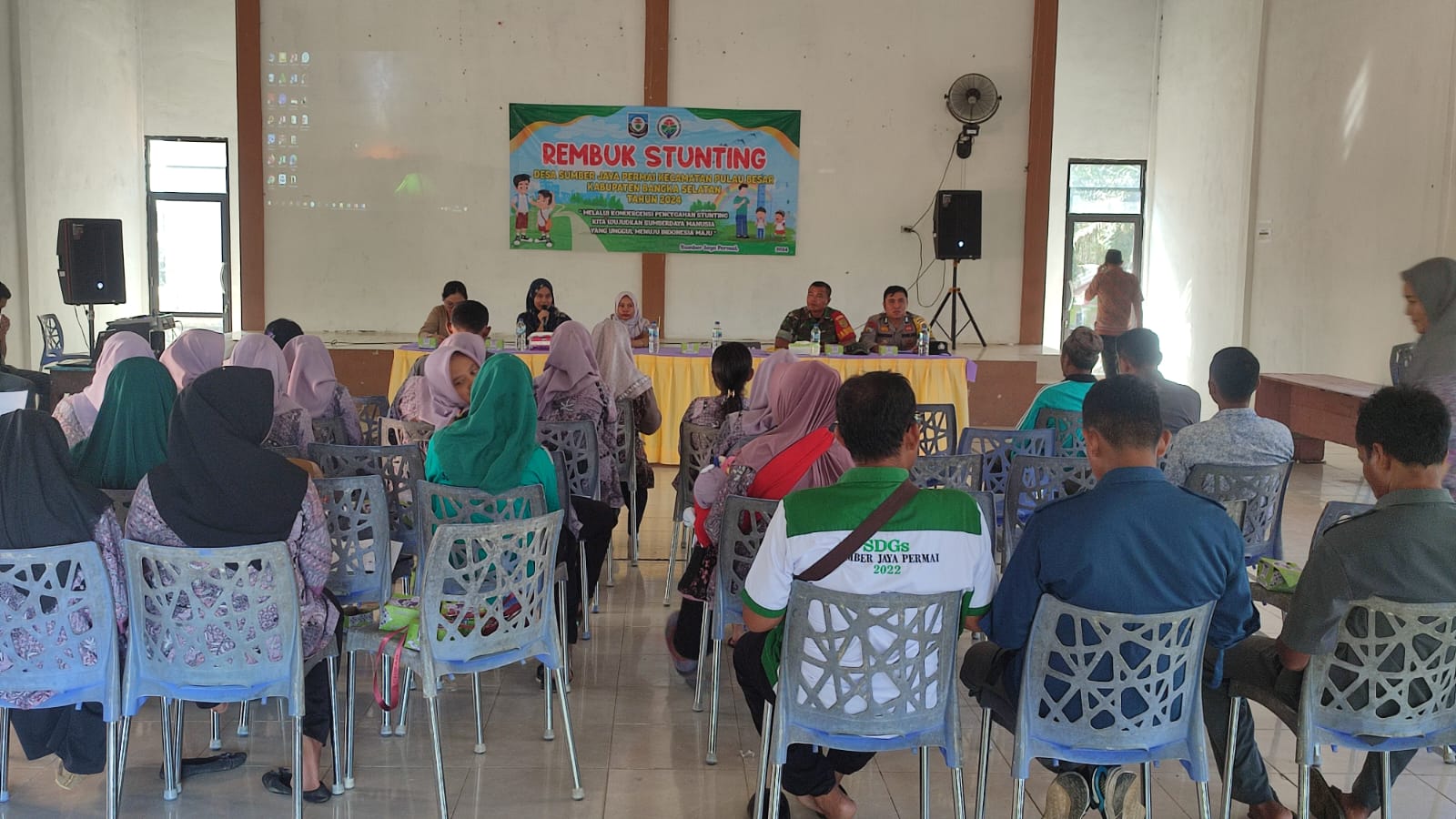 Melalui Mini Lokakarya 2024, Jajaran Kecamatan Lepar dan Babinsa Koordinasi Masalah Stunting 