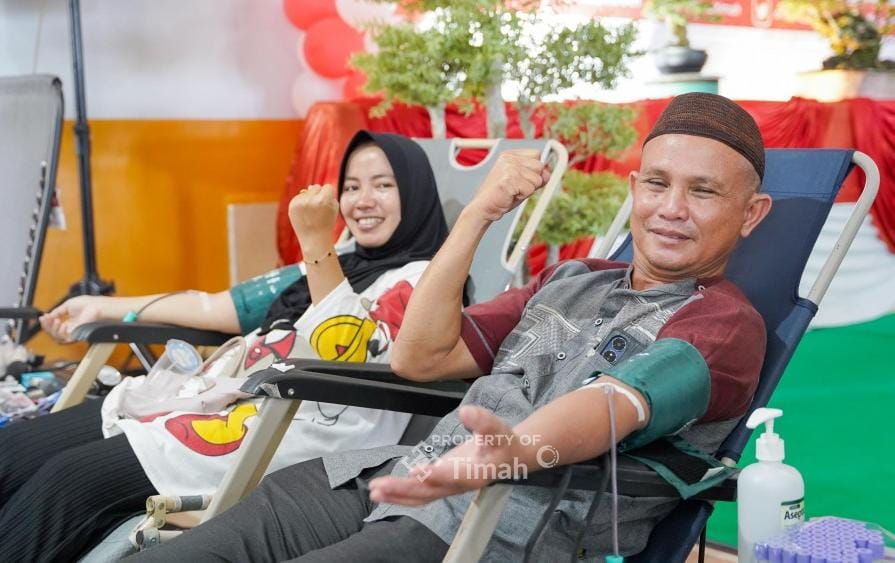 HUT ke-49 PT Timah Tbk, 135 Kantong Darah Terkumpul dalam Donor Darah di Belinyu