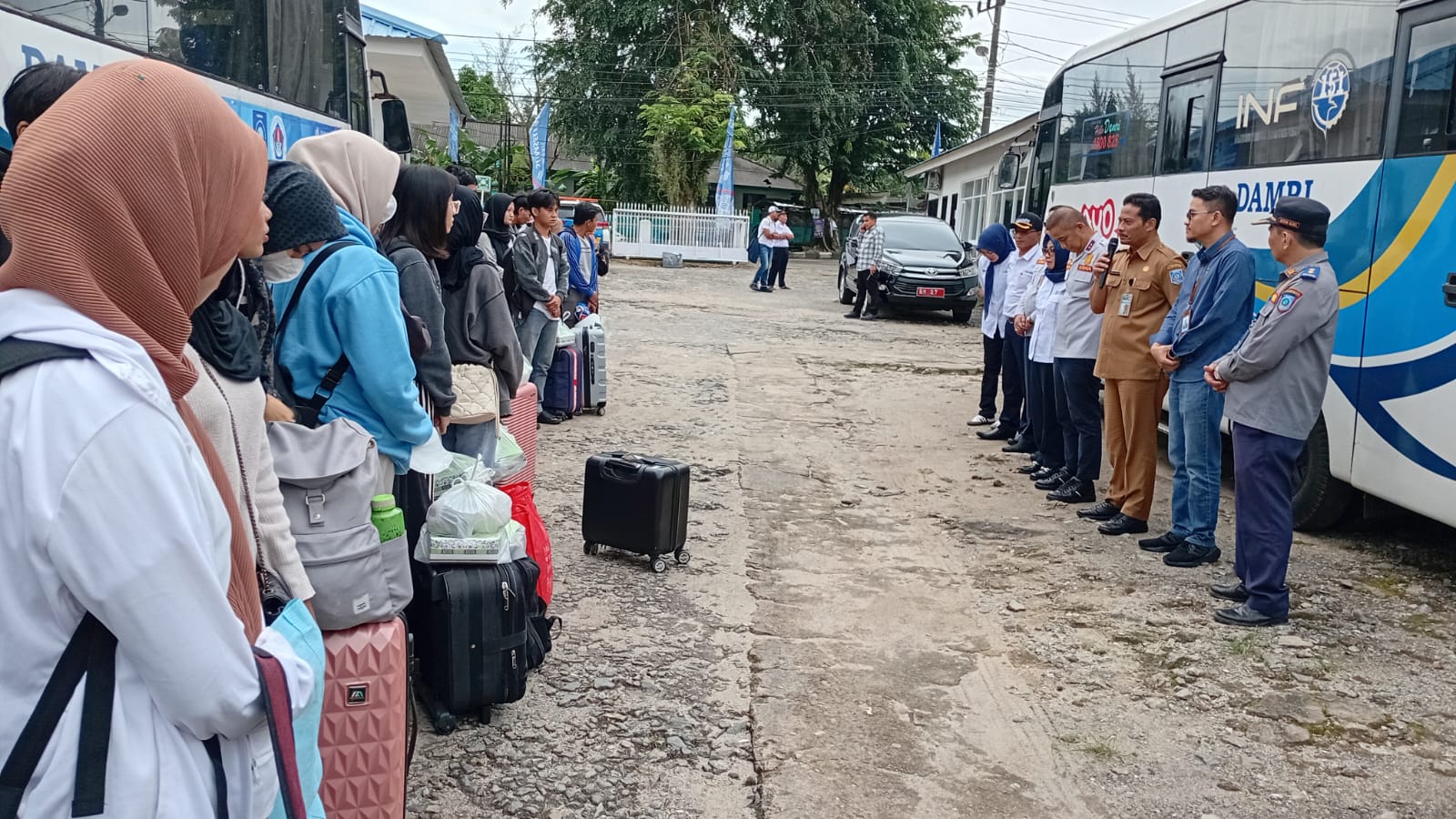 53 Mahasiswa Babel di Palembang Mudik Gratis Bersama BSB