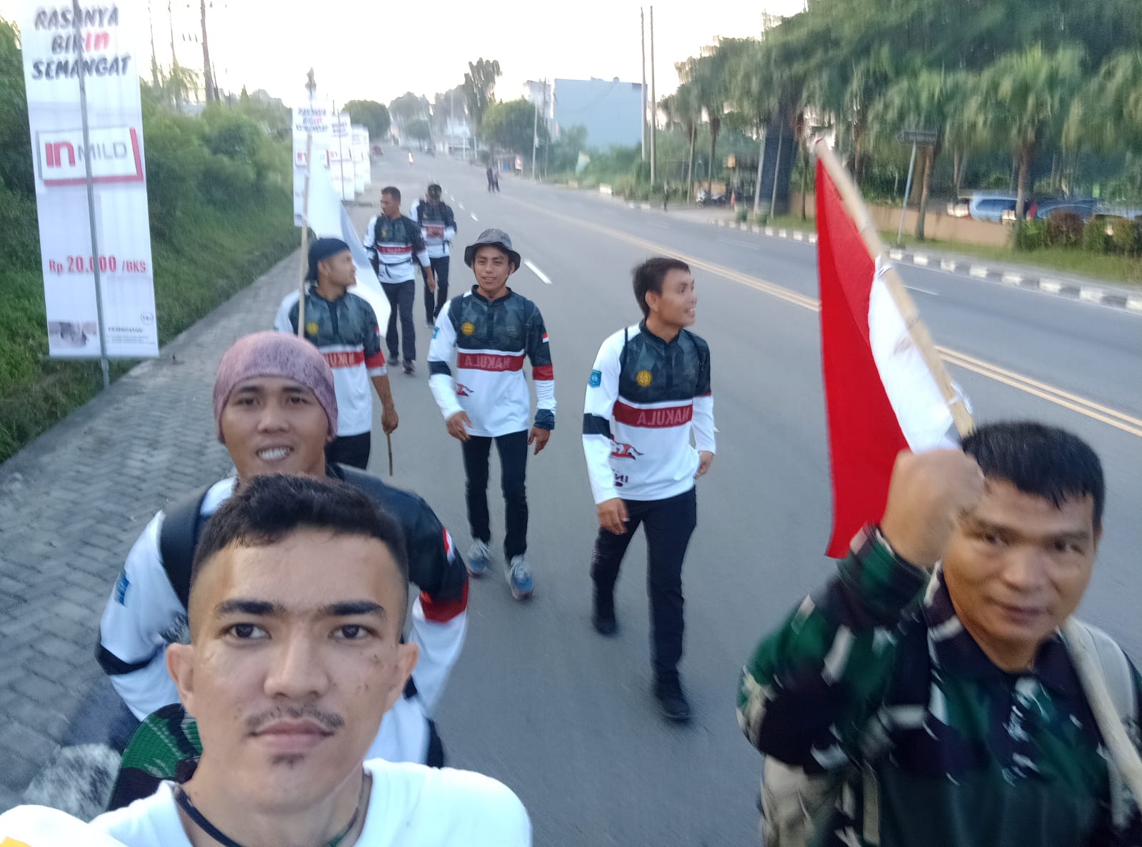 Hebat Nih! Lolos Paskibraka Nasional, Jalan Kaki Pangkalpinang - Koba