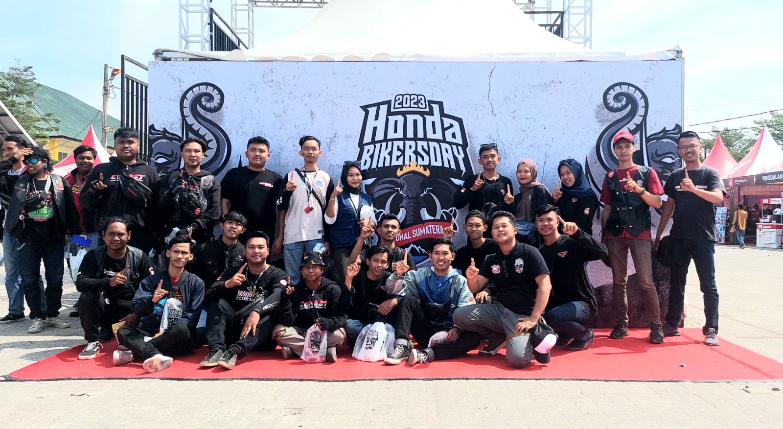 20 Riders Ikatan Motor Honda Babel Gaspol ke Honda Bikers Days 2023 Regional Sumatera