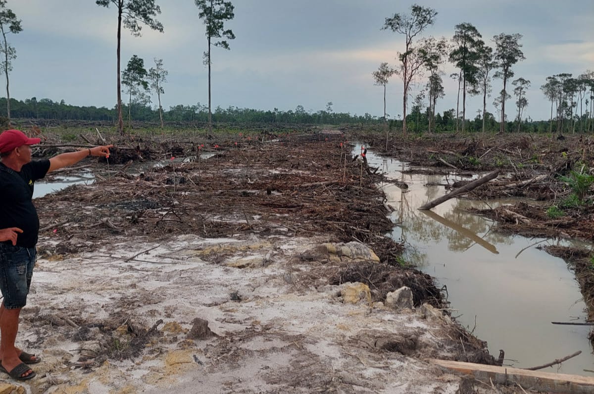 Dinas Bersama Pemdes Pergam dan Masyarakat Verifikasi Wilayah Resapan Air, Ada Warga Klaim Atas Lahan Rawa 