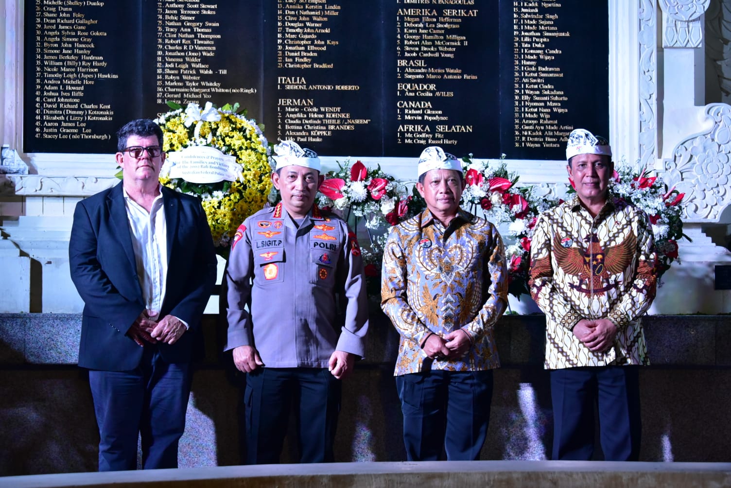 Berikan Penghormatan pada Peringatan 20 Tahun Bom Bali, Kepala BNPT: Kami Siap Melindungi Korban Terorisme