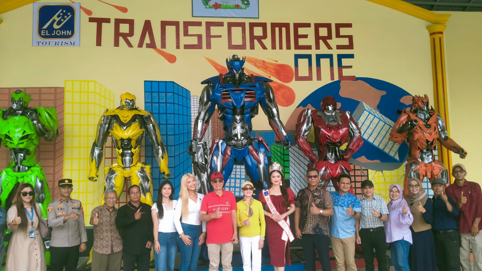 Ada Transformers One di Tasya Hot Spring Exo Park Bangka