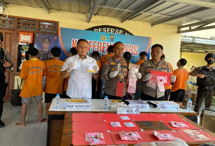 2 Bulan 16 Kasus Narkoba Diungkap Dan 18 Tersangka Diamankan