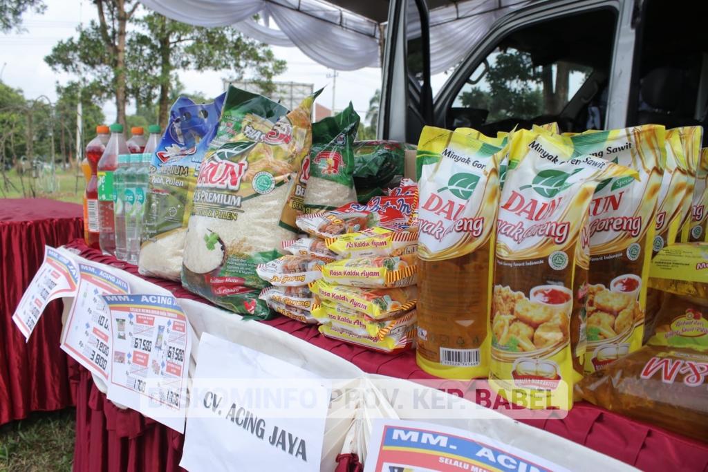 Gerakan Pangan Murah di Taman UMKM Laris Diserbu Ibu-Ibu 