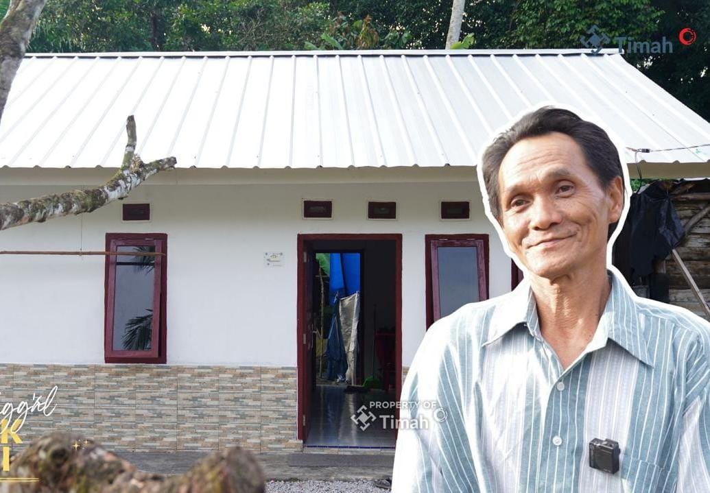 PT Timah Bangun Rumah Layak Huni untuk Warga Bangka, Suparjan Tak Khawatir Lagi Rumahnya Akan Roboh