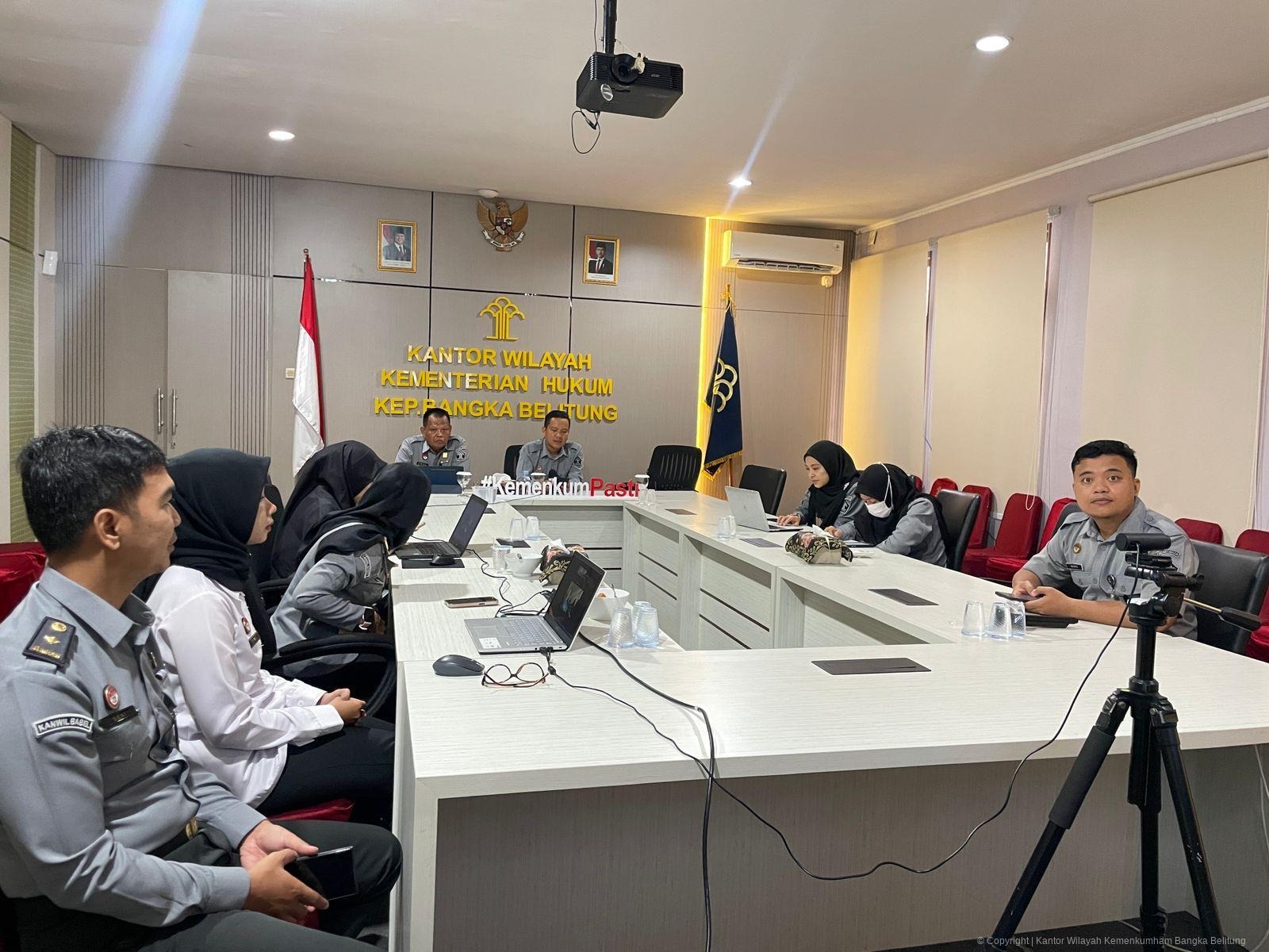 Kanwil Kemenkum Babel Harmonisasikan Tiga Raperkada Kota Pangkalpinang