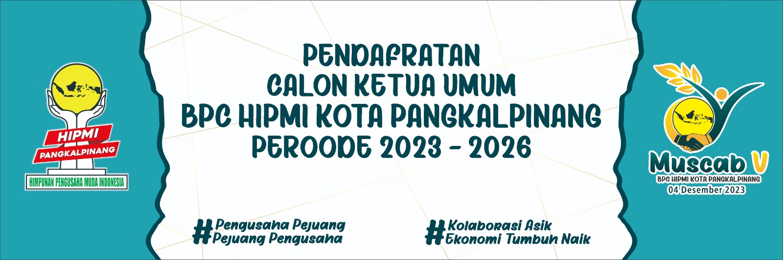 Siap-siap Kader Terbaik HIPMI Pangkalpinang, Pendaftaran Calon Ketum Dibuka