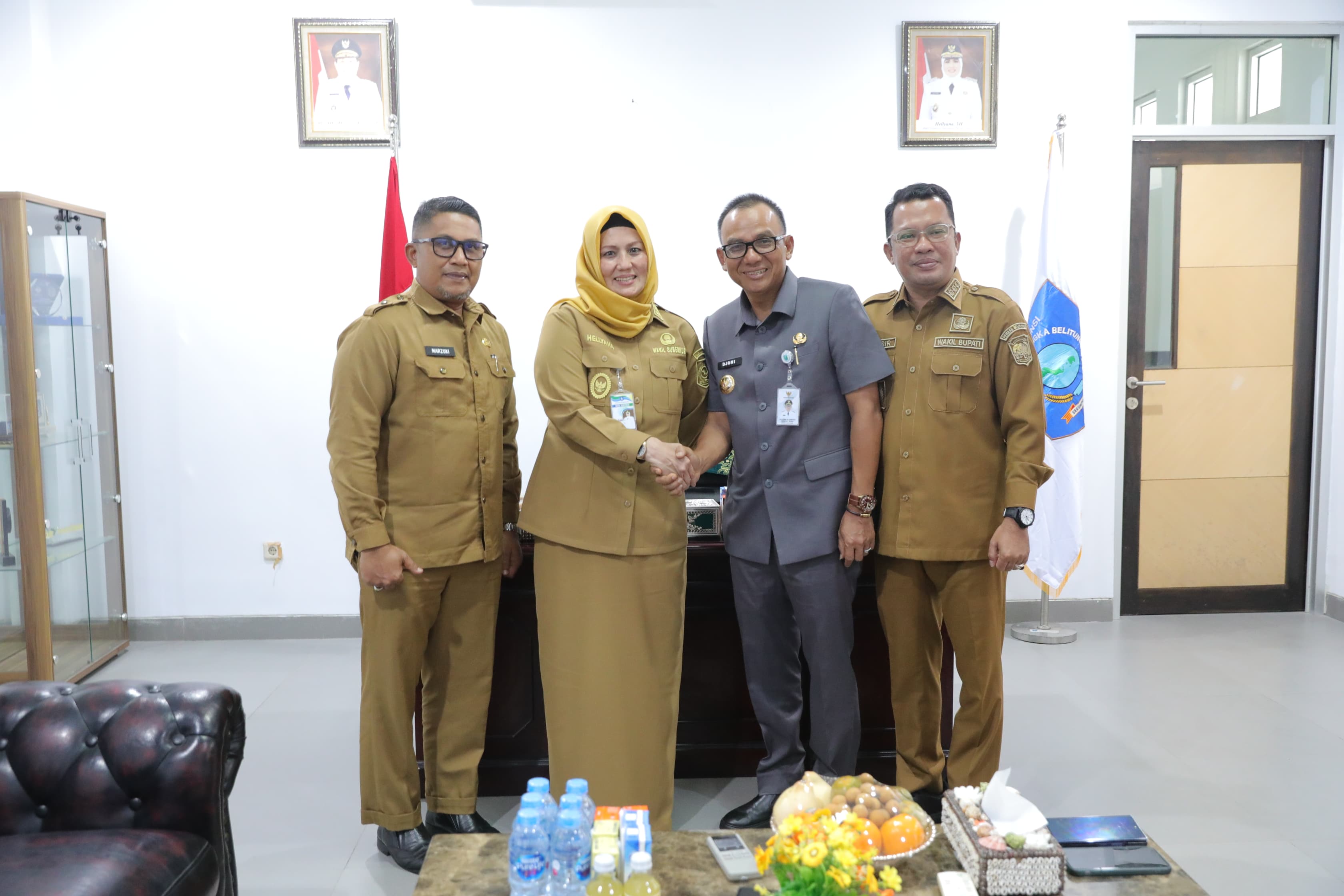 Bupati Belitung Berterimakasih Wagub Hellyana Berkantor di Pulau Belitung