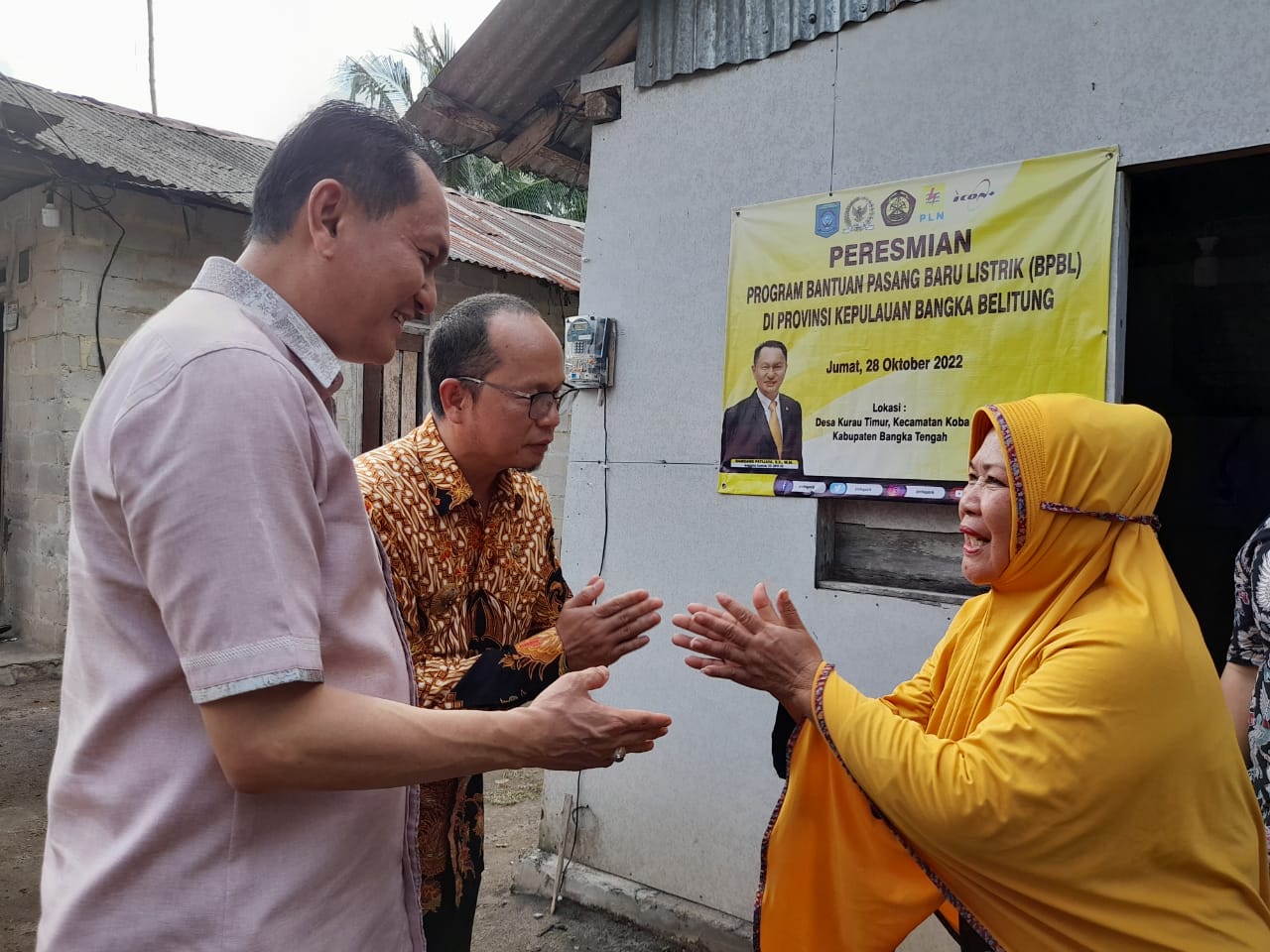 Bangka Tengah Terima Bantuan Pasang Listrik Gratis Terbanyak se-Babel