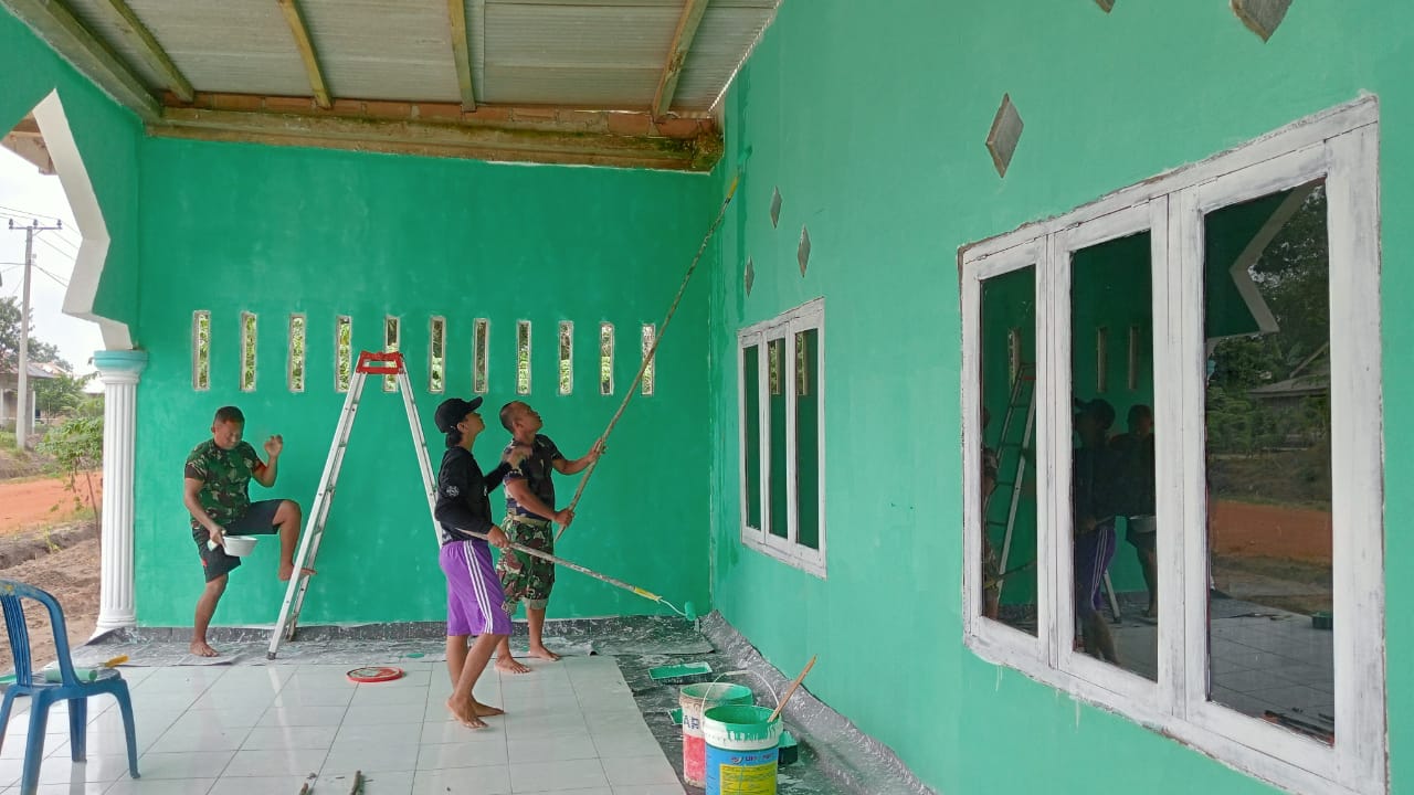 Progres TMMD Desa Tepus Meningkat, Pekerjaan Fisik Sudah 80 Persen