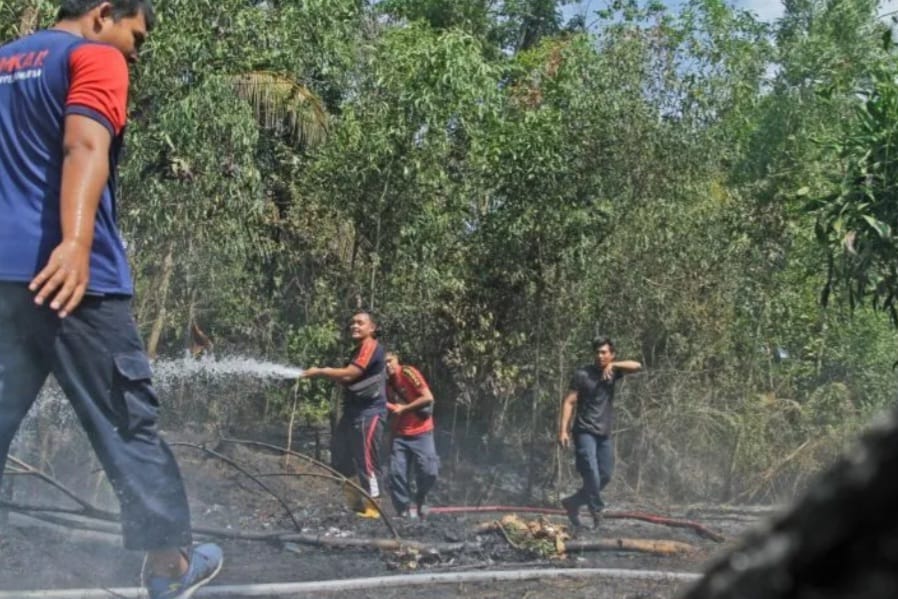 Kerahkan Relawan Cegah Karhutla di Babar