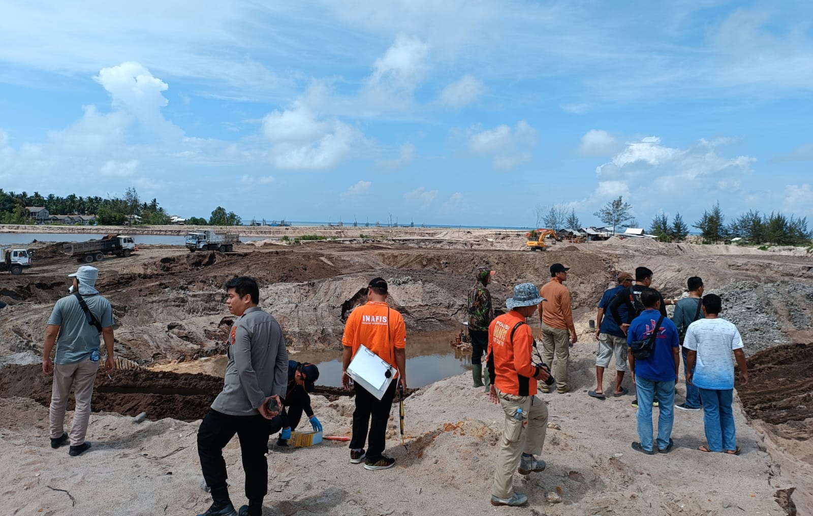 Polda Babel Tindaklanjuti Laporan Juiman, Tinjau Penyerobotan Lahan Sawit di Desa Benteng Kota