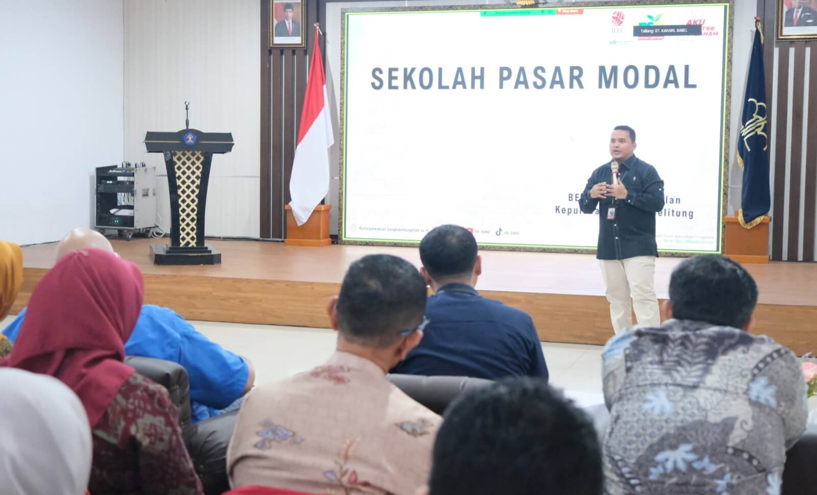 Pelajari Investasi, Kemenkumham Babel Terima Sosialisasi Terkait Pasar Modal