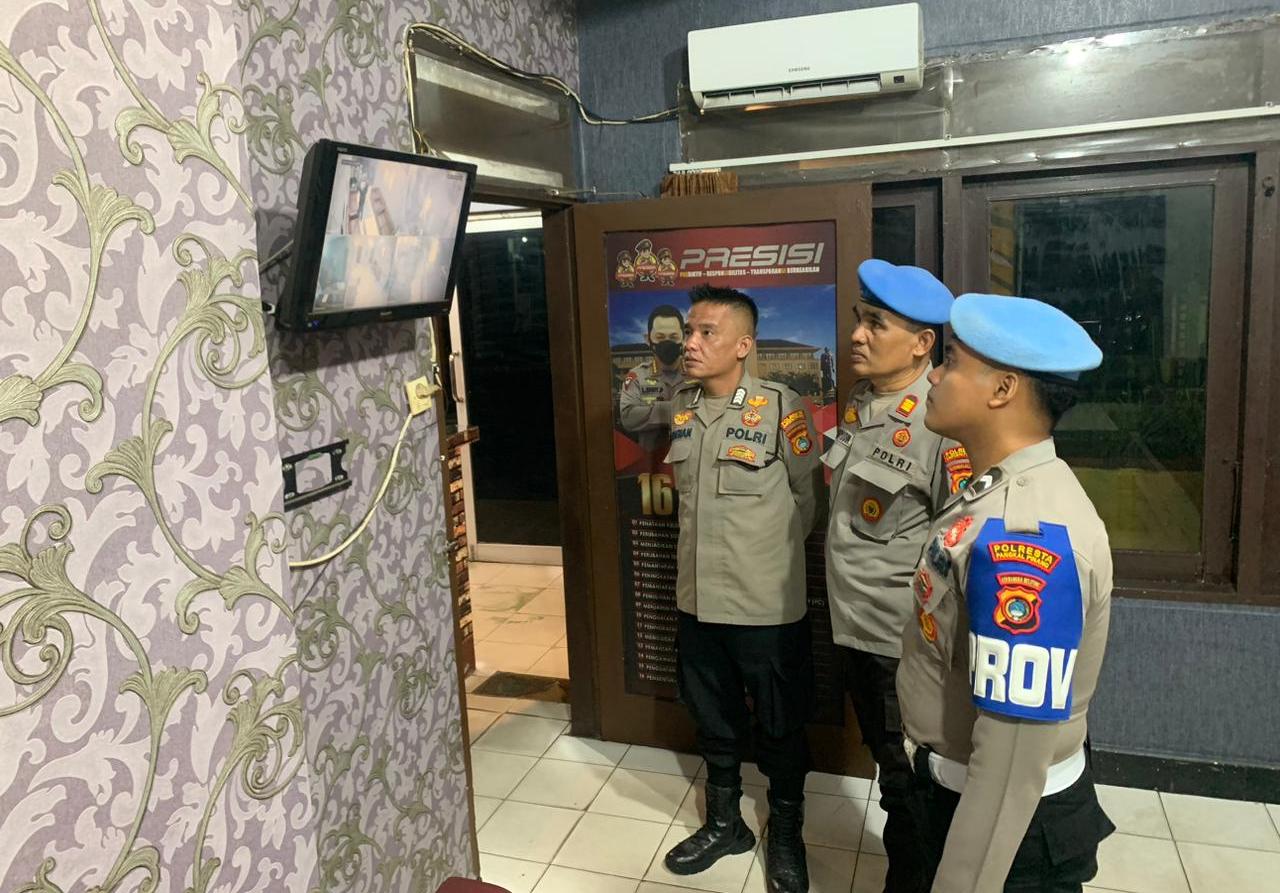 Propam Polresta Pangkalpinang Sidak Penjagaan Mako, SPKT hingga Ruang Tahanan