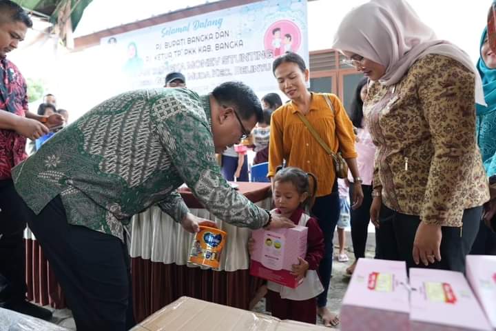 TPPS Bangka Turun ke Desa Lokus Intervensi Stunting 