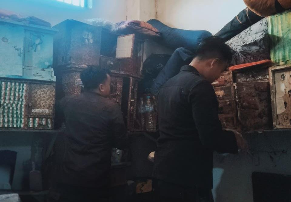 Pencegahan Dini di Lapas Narkotika Pangkalpinang: Razia Kamar Hunian Guna Cegah Peredaran Narkoba