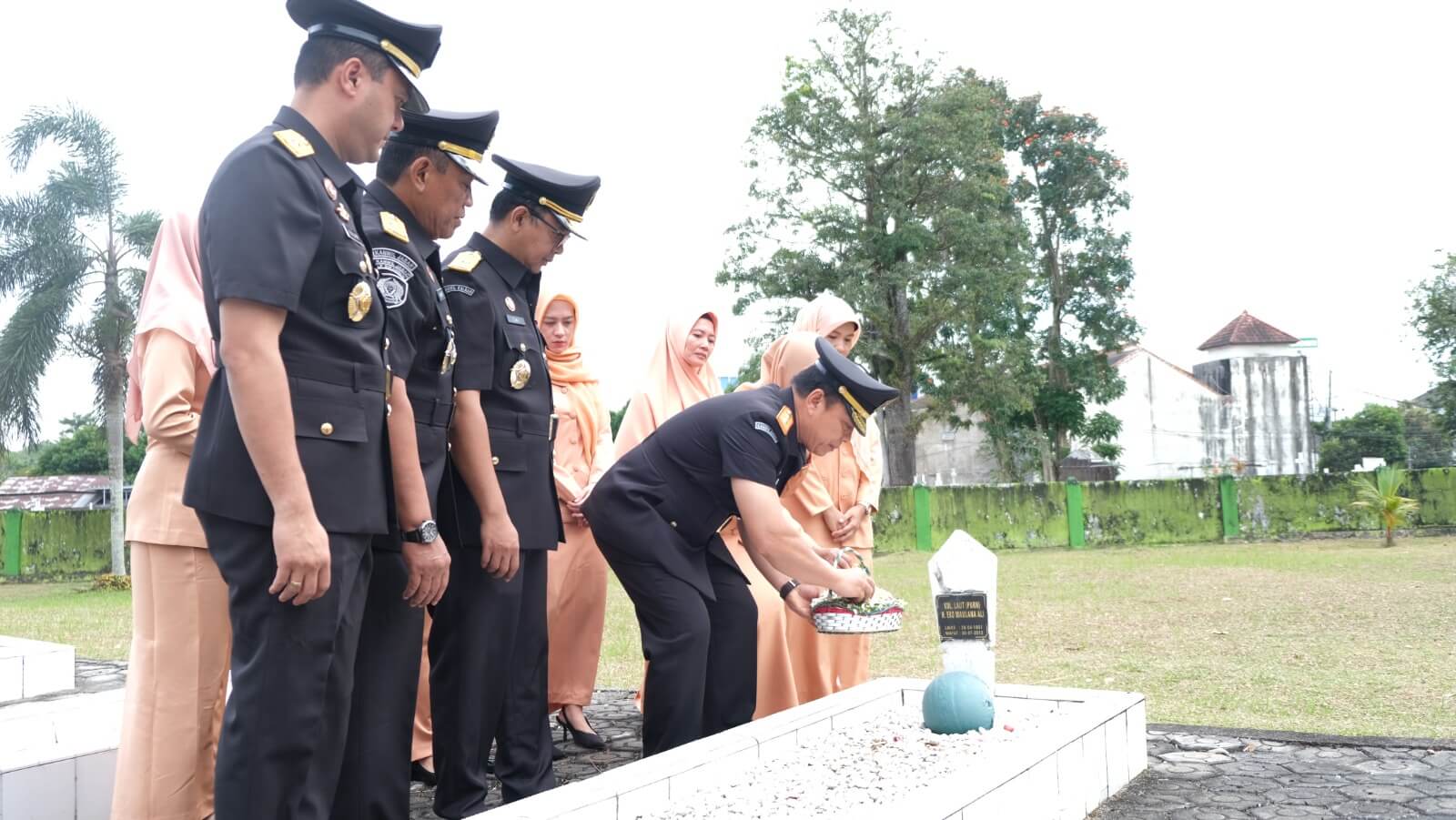 Kakanwil Kemenkumham Babel Pimpin Tabur Bunga Peringati Hari Pengayoman