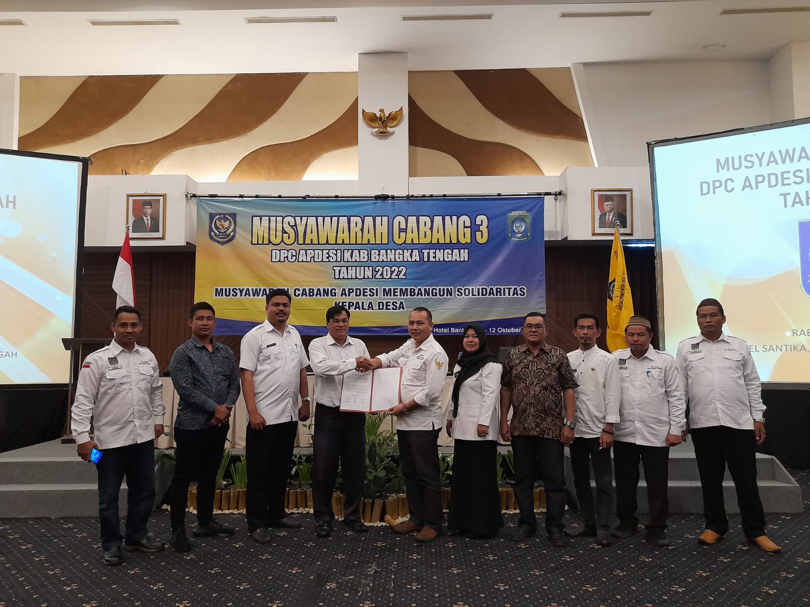 Pemilihan Alot, Haryono Resmi Terpilih Sebagai Ketua APDESI Bateng 2022 - 2027