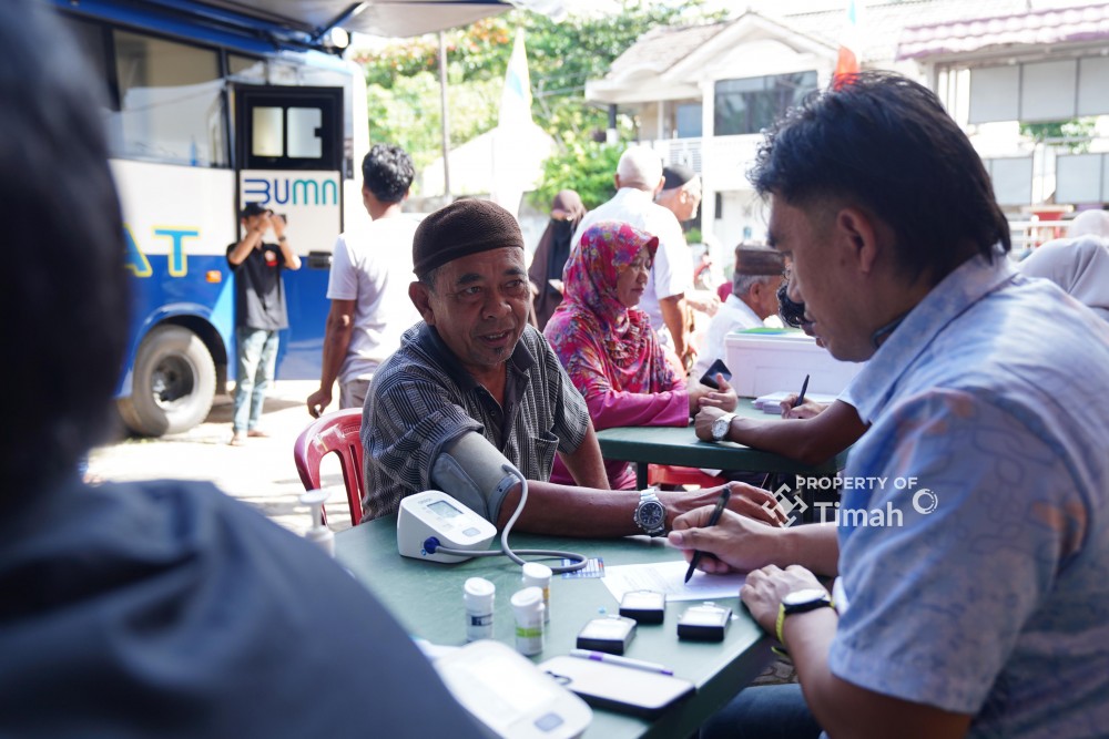 Hadirkan Layanan Kesehatan Gratis, Warga Tanjung Ketapang Berharap Mobil Sehat PT Timah Bisa Datang Kembali   