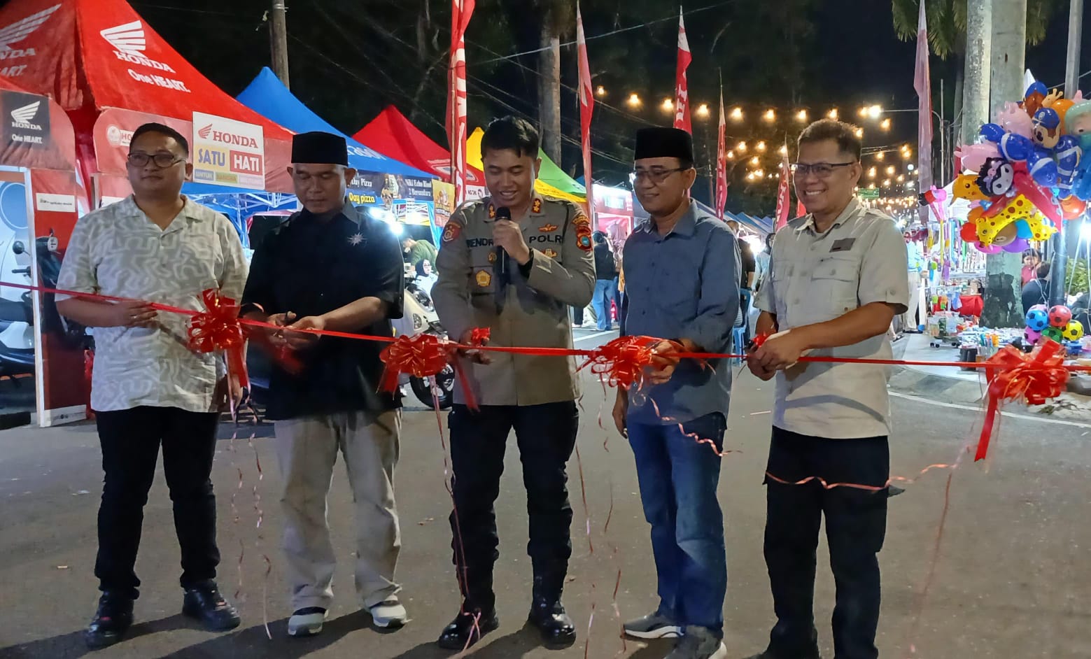 Gelaran Bazar UMKM Polres Pangkalpinang dan PSHT Targetkan Perputaran Uang di Atas Rp 1 M