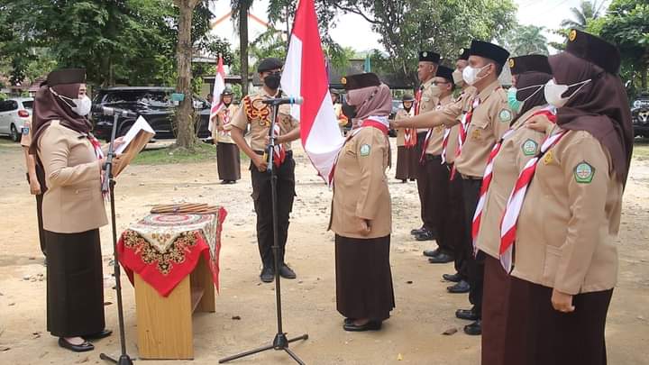 Yusmiati Lantik Pengurus Majelis Pembimbing Saka Kalpataru Bangka