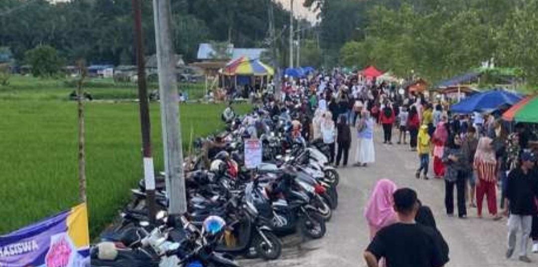 Wisata Pelangi Sawah Desa Namang Jadi Magnet Baru, Bupati dan Wabup Tinjau Langsung