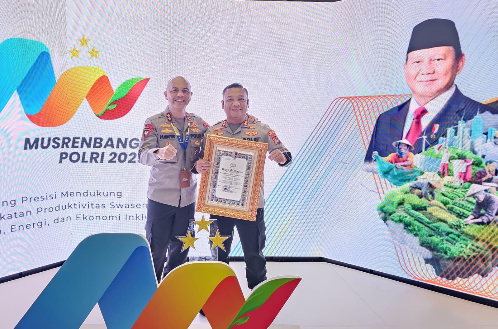 Kapolres Basel Terima Penghargaan Dari Kapolri, Ini Bentuknya