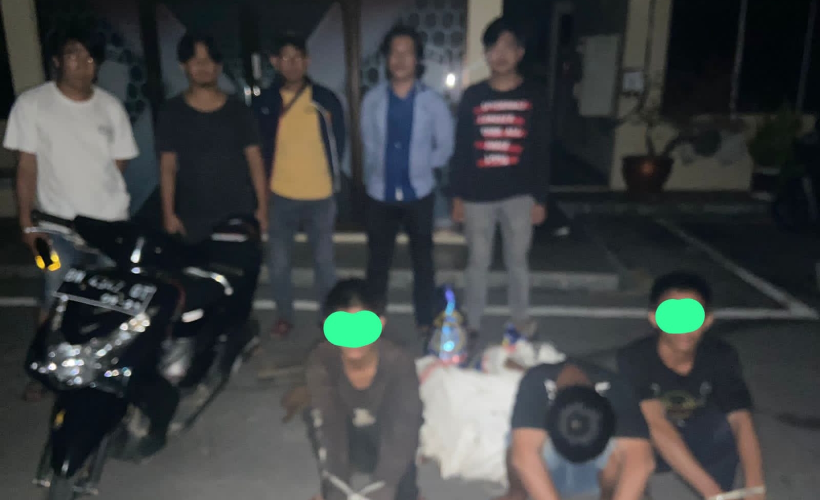 Polisi Amankan Tiga Pemuda Pencuri Besi Bekas di BMJA
